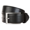 LLOYD Men's Leather Belt 3.5 W130 Black - Can be