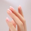 FZANEST Rubber Base Builder Gel For Nails, Sheer Color Gel