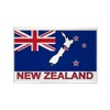 CafePress New Zealand Flag (Labeled) Rectangle Magnet, 3"x2" Refrigerator Magnet