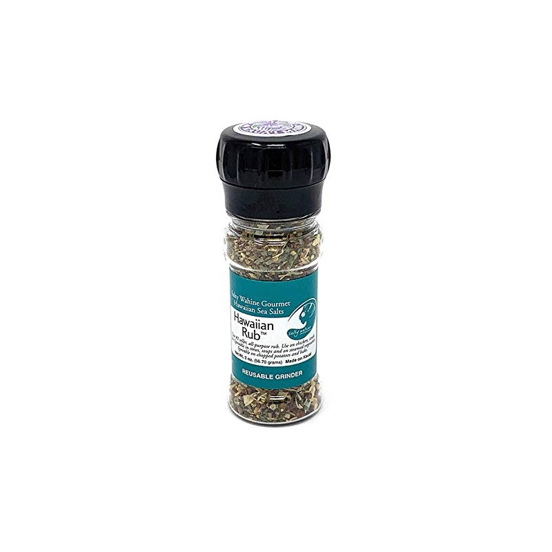 Salty Wahine Gourmet Hawaiian Sea Salts, Hawaiian Rub, 2 Oz.