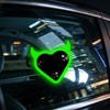 Solar Powered Car LED Ambient Light - Heart Shaped LED
