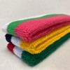 COUVER Triple de Color Blanco Rayas Sport Jefe Sweatband (1