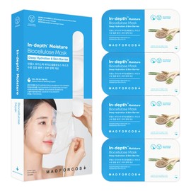 MADFORCOS Indeps™ Moisture Biocellulose Mask 20ml (8 Pieces) Pack Korean Moisture Pack Sheet Mask Korean Cosmetics Moisturizing Sensitive Skin