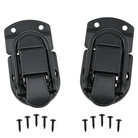 Haidong Retro Style Duck Billed Toggle hasp Latch Luggage Latch Vintage Style Toggle Latch (with Screws) Suitable for Gift Box Wooden Box Cabinet Decoration -4PCS
