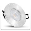 linovum ISASO Recessed Spotlight LED Flat IP65 Brushed Aluminium for