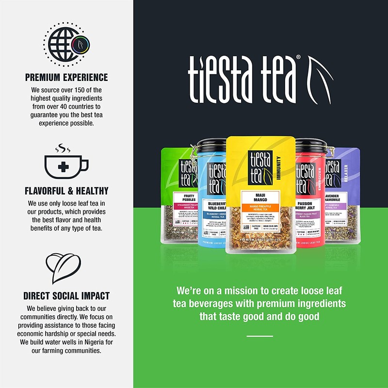 Tiesta Tea - Chinese Gunpowder, Loose Leaf Traditional Smoky Green