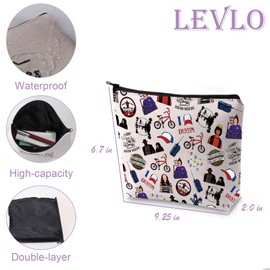 LEVLO Stranger Horror TV Show Series Canvas Cosmetic Bag Will the Wise Friend Makeup Bag Friendship Matching Gift (Will the Wise)