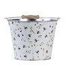 Esschert Design Bee Print Bucket, Multi-Colour