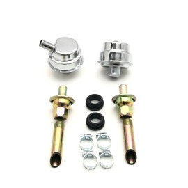 NGHTMRE Crankcase Evacuation System Kit - Chrome Breather Caps Fits Valve Covers with 1.25" Breather Holes