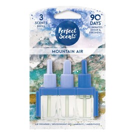 Perfect Scents Air Freshener Refill - Mountain Air - Compatible with 3volution (6 Packs of 3x20ml)