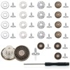 17MM Jean Buttons for Loose Jeans, No Sew Jean Buttons