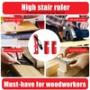 2pcs Tall Stair Gauges for Framing Square with Holder and