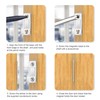 Ultra Thin Magnetic Door Catch with Screws, Drawer Magnet Catch