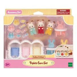Calico Critters Sylvanian Families Calico Triplets Trillizos Care Set
