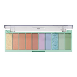 e.l.f. e.l.f. Perfect 10 Eyeshadow Palette, Ten Ultra-Pigmented Bright & Colorful Shades, Blendable Formula, Vegan & Cruelty-Free, So Bright Now
