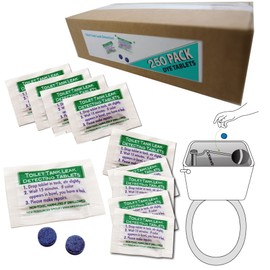 New Resources Group Blue Dye Leak Tablets Toilet Detection Multi-Use Test Tracer 2-Packs Silent Leaks (250)