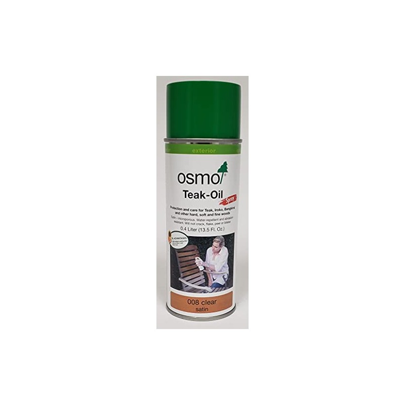 Osmo - Teak Oil Spray - 008 Clear - 0.4