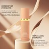 1PC Biomimic Foundation 4 In 1, base de maquillaje alta