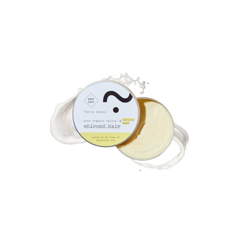 Fierce Nature Vanilla Whipped Tallow Balm 100g | Vitamin-Rich Moisturiser