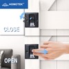 HOMOTEK 2 Pack Privacy Pocket Door Lock Hardware with Pull