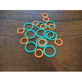 clover Stitch Ring Marker Jumbo, Other, Multicoloured, 2.68 x 8.55 x 14.62 cm