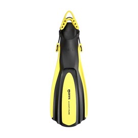 Mares Unisex Avanti Pure Open Heel Fins with Adjustable Straps for Scuba Diving, XX-Small, Yellow