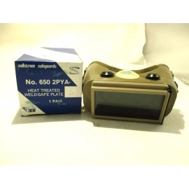 Sellstrom NEW SELLSTROM SAFEGUARDS 650-2PYA HEAT TREATED WELD SAFE PLATE SAFETY GLASSES