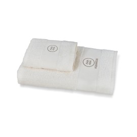 zer0bed Zodiac Zodiac Bath Towel Set, Set of 2, Face Towel, Guest Towel-Bidet, 100% Cotton, Plain with Embroidery, Aquarium