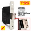 TSS High Security 5 Lever British Standard Mortice Deadlock with