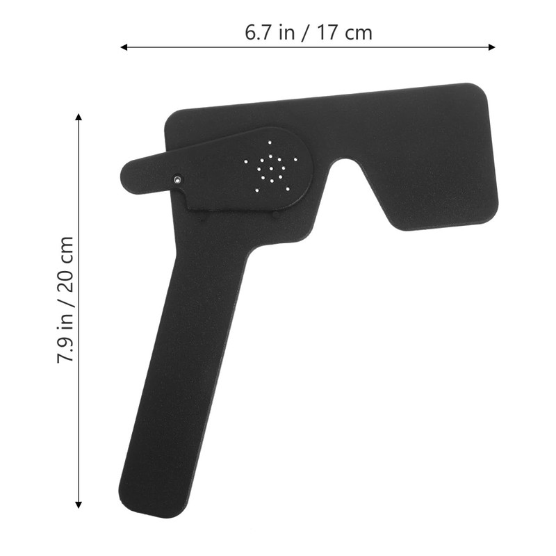 Supvox Handheld Eye Occluder Abs Black About 20X17X2cm