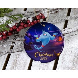 Lovely Dog Gifts Genie Ornament - Aladdin Ornament Christmas - Funny Genie Ornament for Kid for Kids Printed on Both Sides