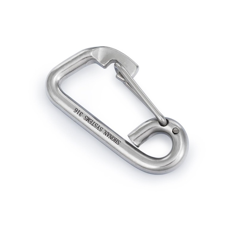 SHONAN 3.1" Marine Boat Hooks, Stainless Steel Carabiner Heavy Duty