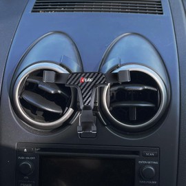 Autophoton Telefonhalterung Für Qashqai J10 2006-2013 Air Vent Clip Handyhalter (Kohlefaser)