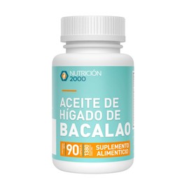 Bacalao 90 Cápsulas 1380 mg Nutrición 2000