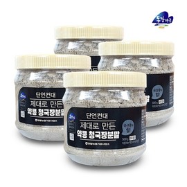 Donggangmaru 영월농협 쥐눈이콩 청국장분말500gx4병 Yeongwol Nonghyup Black Soybean Cheonggukjang Powder 500g x 4 Bottles