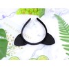 Bonnie Z. Leonardo Velvet Cat Ears Headband Black Padded Cat