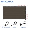 Bynbbur 6'x94' Privacy Fence Screen Net Fencing 95% Privacy Blockage