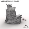 Tabletop Terrain Wild Bastion Dice Tower - Fantasy DND Dungeons