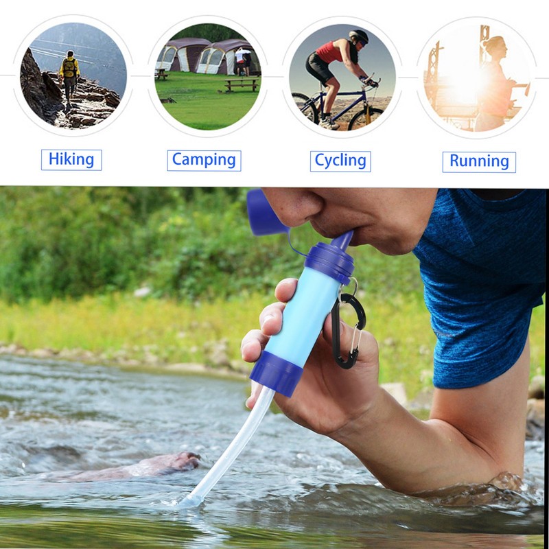 Outdoor Water Straw Water Filtration System Water Purifier for Emergency