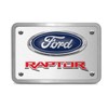 iPick Image Made for Ford Raptor Red 3D Logo Brushed