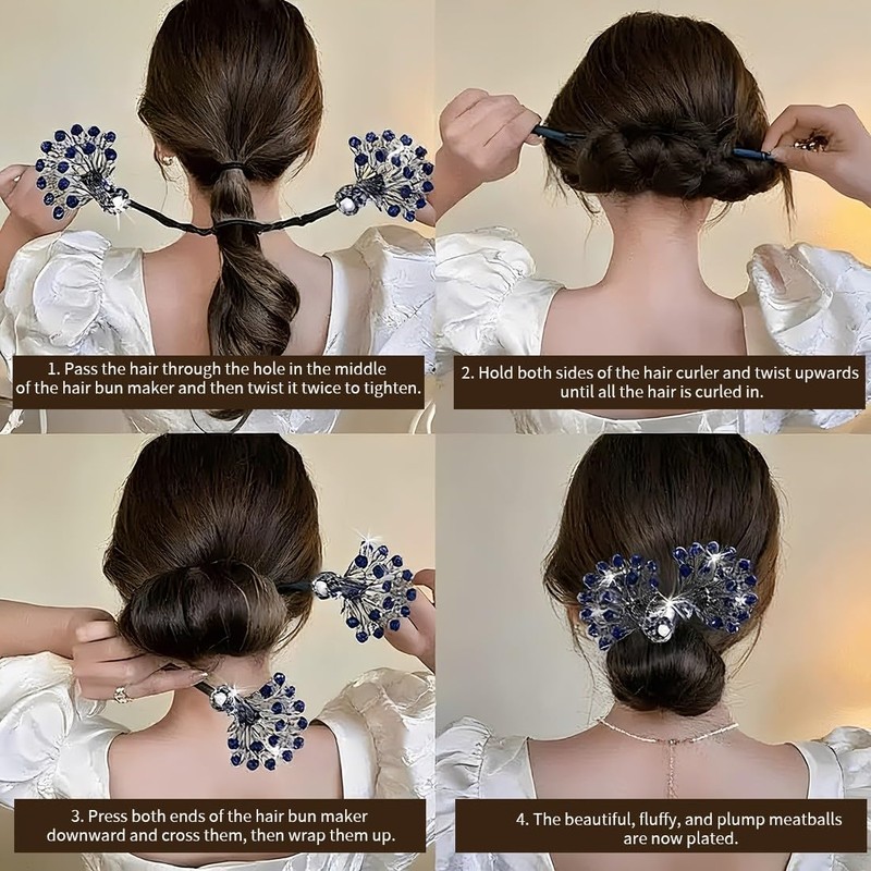 TEOZBLU 2 Pcs Accessori Capelli Dei Capelli Del Fiore Del