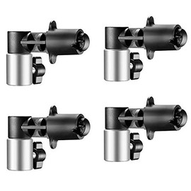 Selens Reflector Holder Clips Collapsible Backdrop Holder 4 Pieces Photography Clamp for Photo Studio Light Stand Adapter, Reflector Disc Holder Clip Photography Pop Up Backdrop Clamp Durable Clip
