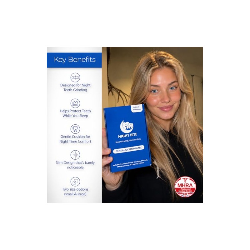 Mouth Guard for Teeth Grinding & Clenching – MHRA Registered