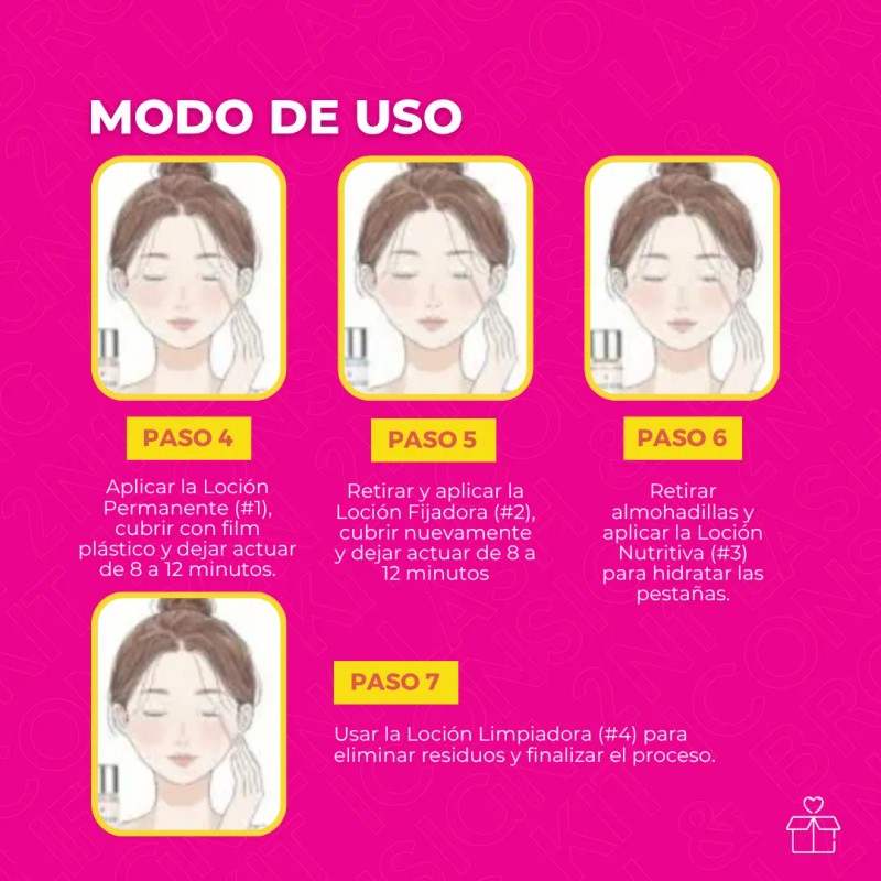 Kit Lash Lifting 2 En 1 Pestañas Y Cejas Iconsign