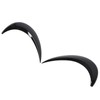 1 Pair Left Right Gloss Black Headlight Eyebrow Cover Trim