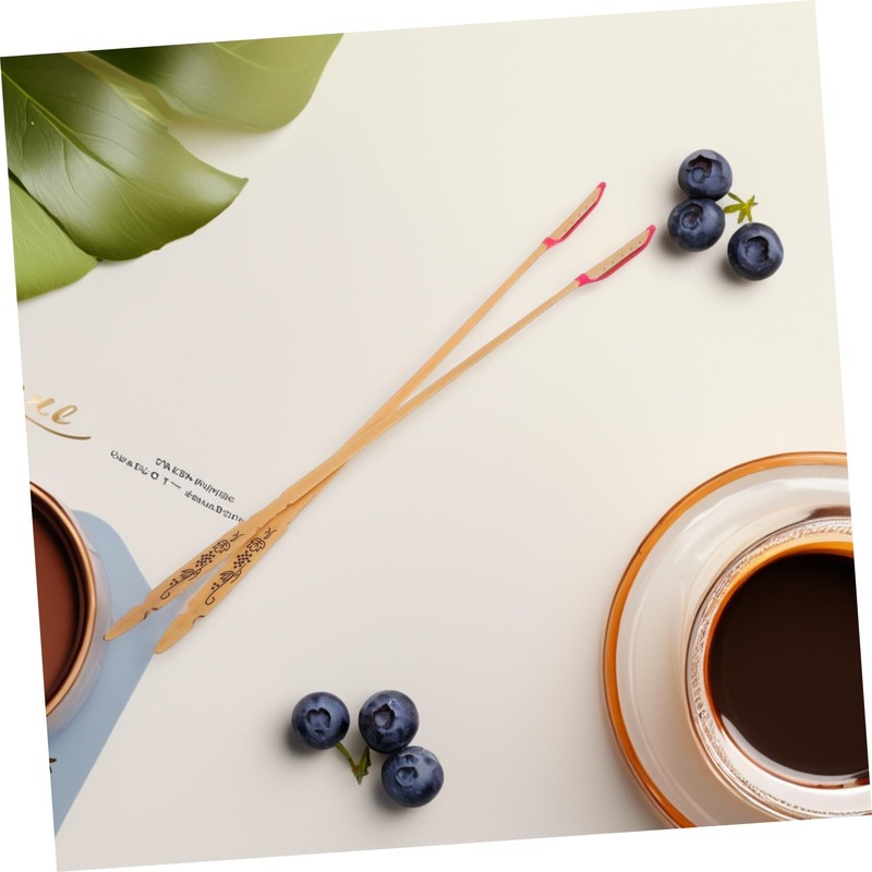 WHAMVOX 2pcs Yangqin Dulcimer Hammer Sticks with Pattern Durable Accessory