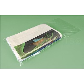 CleverDelights Newspaper Bags - 10" x 21" - 100 Pack - 0.8 Mil - Clear Flat Plastic Bags