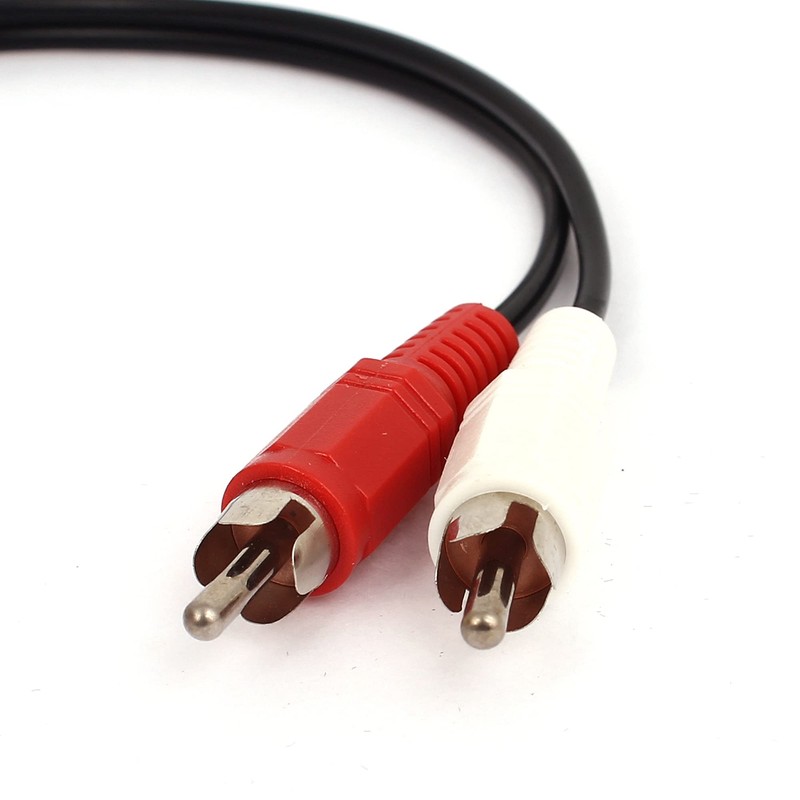 sourcing map 3.5mm Female Stereo to 2 RCA Male AV