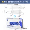 Glove Box Holder, Adhesive Wall-Mounted Metal Dispenser, Tool-Free Organizer for