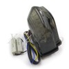 HASkulle Motorcycle Smoke Led Tail Light Brake Light with Integrated